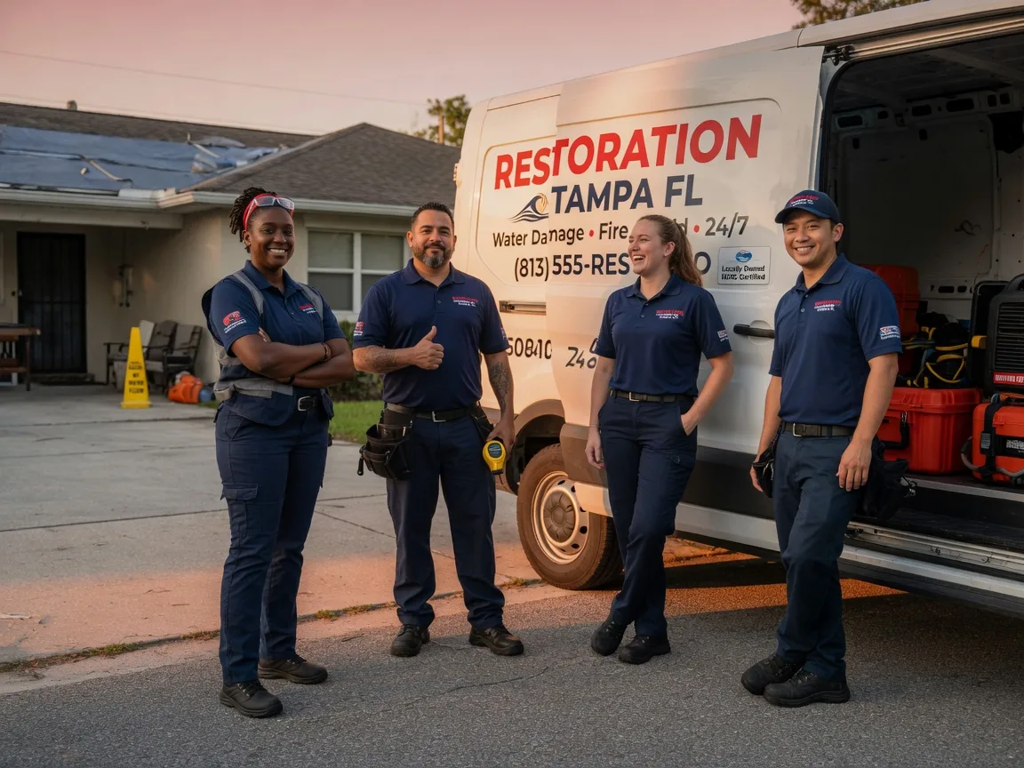 Water Damage Restoration company in Andreas, PA